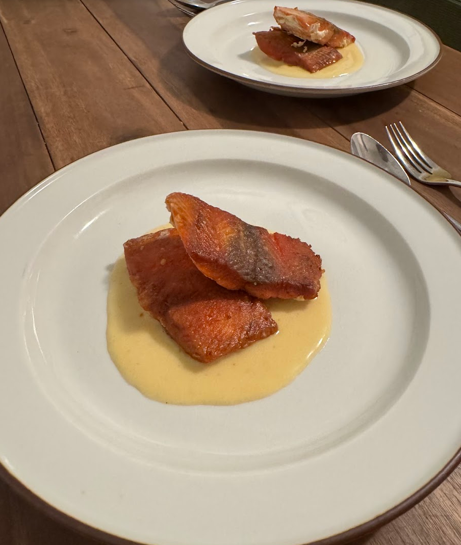 Salmon au Beurre Blanc